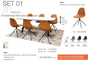 bàn ghế ăn cao cấp giá rẻ