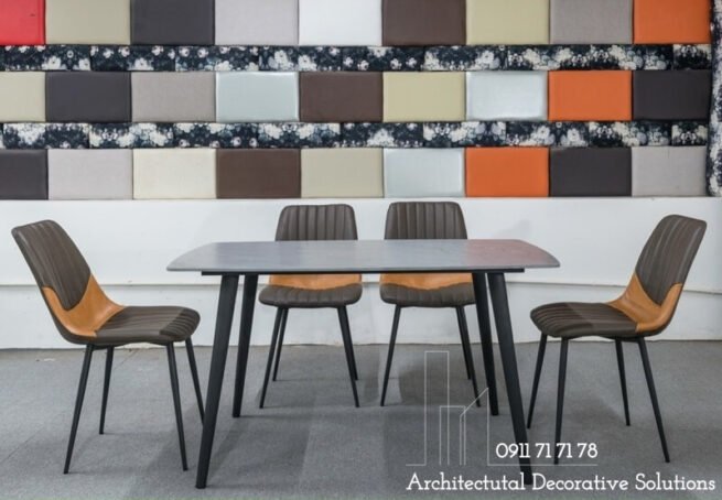 ban-an-4-ghe-mat-da-771s-1 Bàn Ăn 4 Ghế Mặt Đá Giá Rẻ 771S