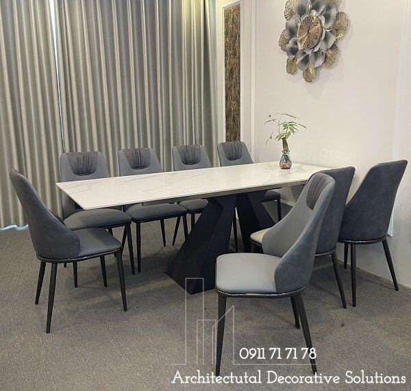 Bàn Ăn Kéo Dài Mặt Đá Cao Cấp 759S