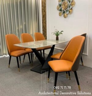 Bàn Ăn Mặt Đá Nhập Khẩu 6 Ghế 773S