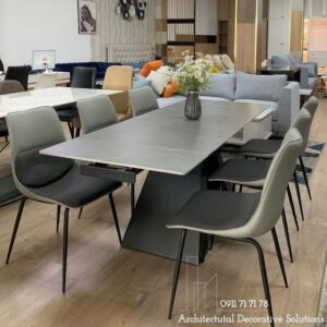 Bàn Ăn Kéo Dài Thông Minh 10 Ghế Cao Cấp 790S