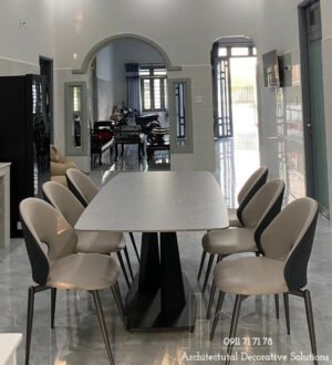 Bàn Ăn Mặt Đá 6 Ghế Cao Cấp 785S