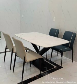 Bàn Ăn 4 Ghế Mặt Đá Hiện Đại 786S