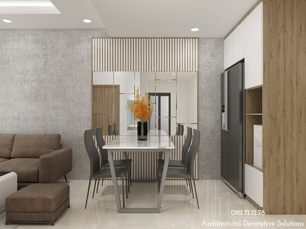 Thiết kế nội thất căn hộ 2PN chung cư Lavita Charm Thủ Đức