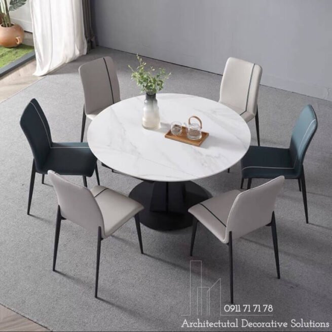 ban-an-794s Bàn Tròn Xoay Thông Minh 6 Ghế 794S