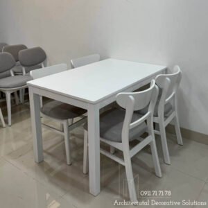 Bộ Bàn Ăn 4 Ghế Gỗ Tự Nhiên 498S