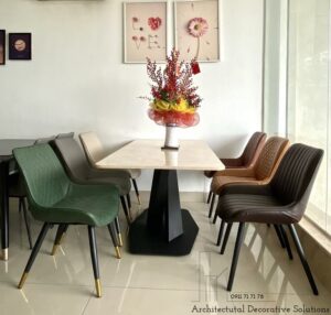 Bàn Ăn Mặt Đá 6 Ghế Hiện Đại 799S