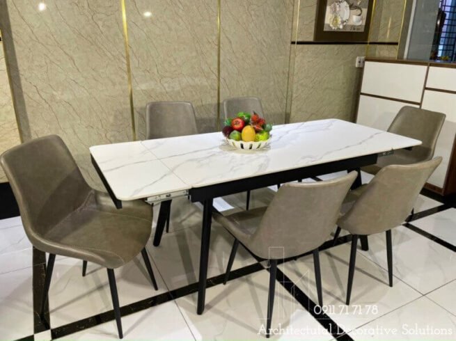 ban-an-6-ghe-812s Bàn Ăn Thông Minh Kéo Dài 4 Ghế 812S