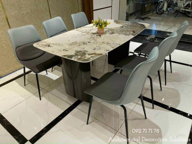 ban-an-6-ghe-814s Bàn Ăn 4 Ghế Mặt Đá Cao Cấp 814S
