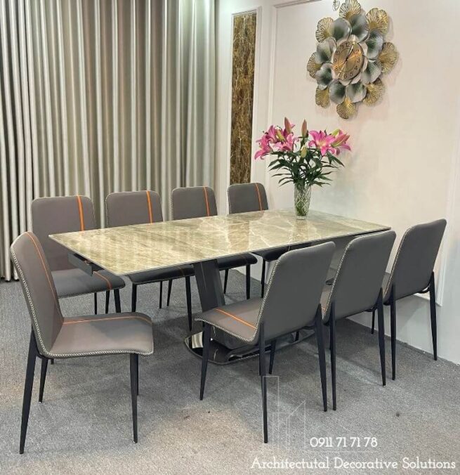 ban-an-816s Bàn Ăn Kéo Dài Thông Minh 8 Ghế 816S