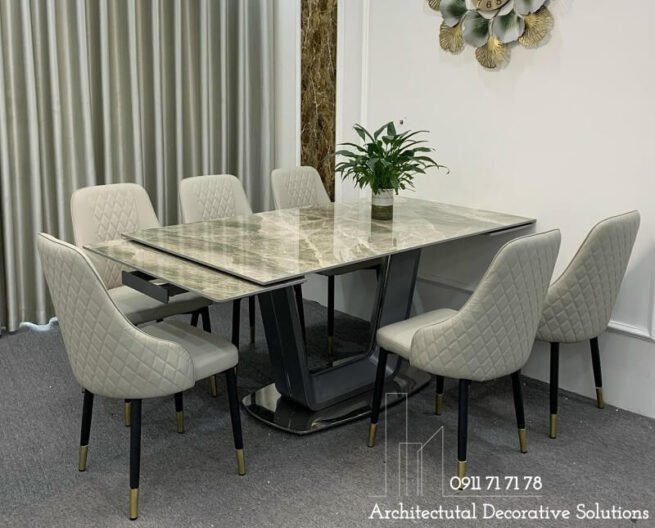 ban-an-817s Bàn Ăn Kéo Dài Mặt Đá Cao Cấp 817S