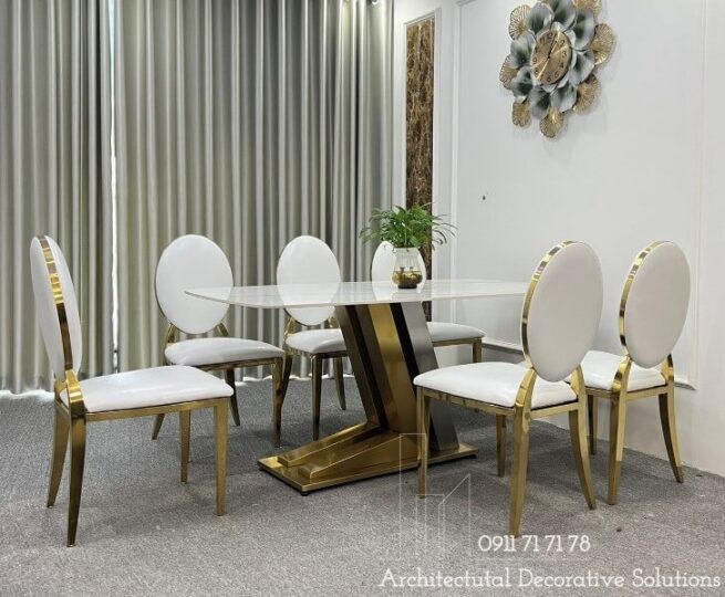 Bàn Ăn Cao Cấp Mặt Đá Sang Trọng 835S