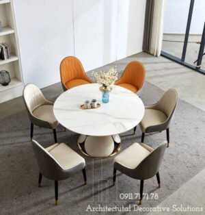 Bàn Ăn Tròn Thông Minh 6 Ghế 825S