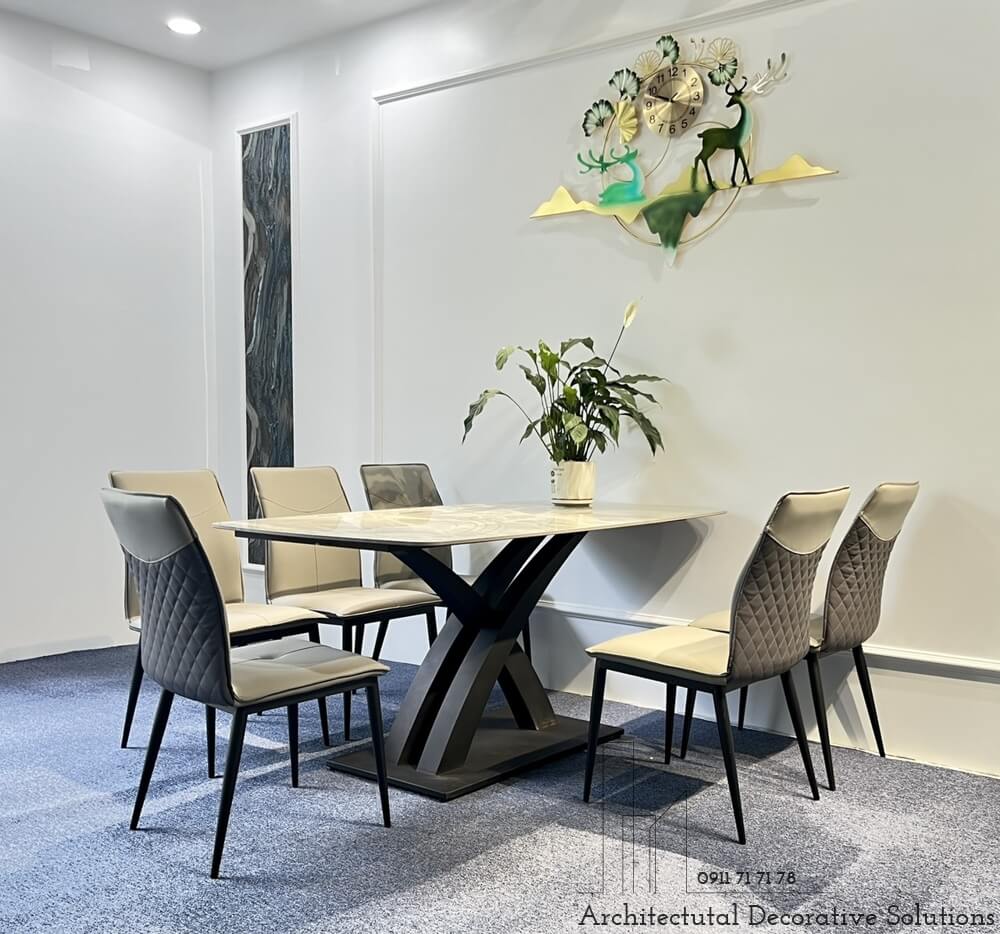 Bàn Ăn Mặt Đá Đẹp Cao Cấp 841S