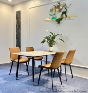 Bàn Ăn Mặt Đá 4 Ghế Giá Rẻ 866S