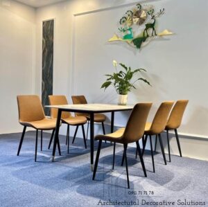 Bàn Ăn Mặt Đá 6 Ghế Giá Rẻ 867S