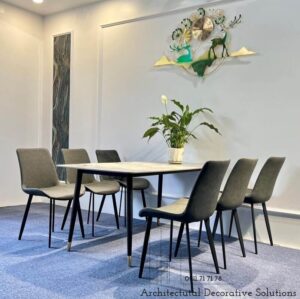 Bàn Ăn 6 Ghế Mặt Đá Đẹp 868S