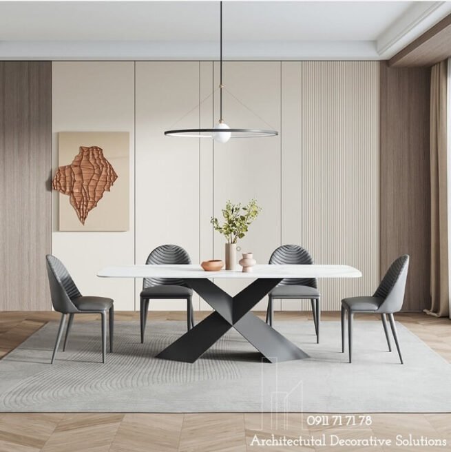 Bàn Ăn Mặt Đá Đẹp Hiện Đại 860S