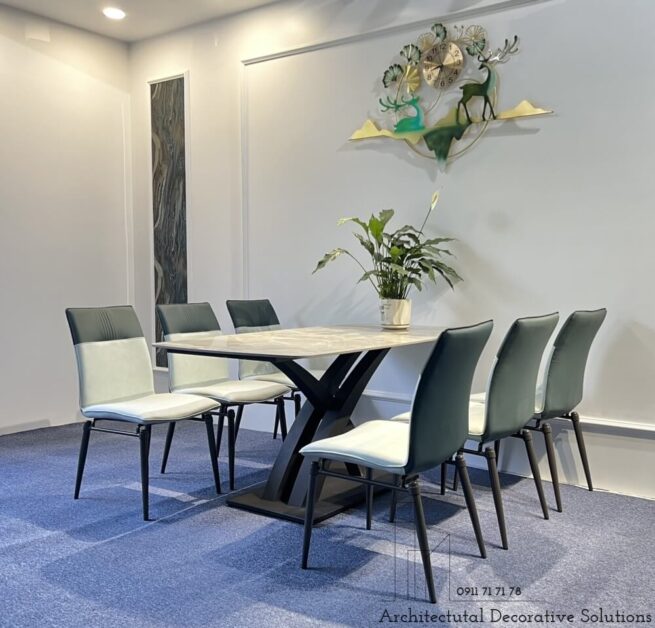 Bàn Ăn Cao Cấp Mặt Đá Hiện Đại 853S