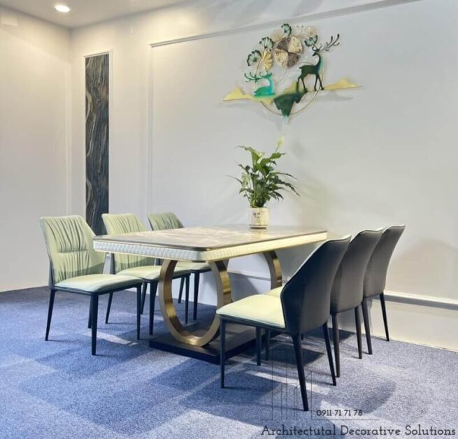 Bàn Ăn Mặt Đá Cao Cấp 854S