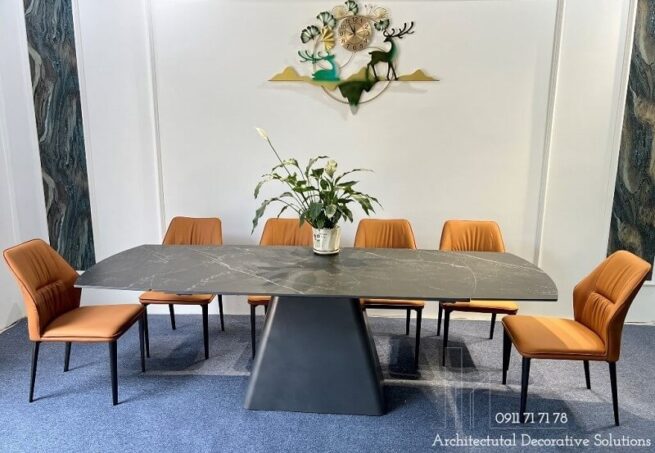 Bàn Ăn Mặt Đá Thông Minh 6 Ghế 874S