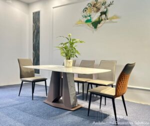 Bàn Ăn Mặt Đá Đẹp Cao Cấp 876S