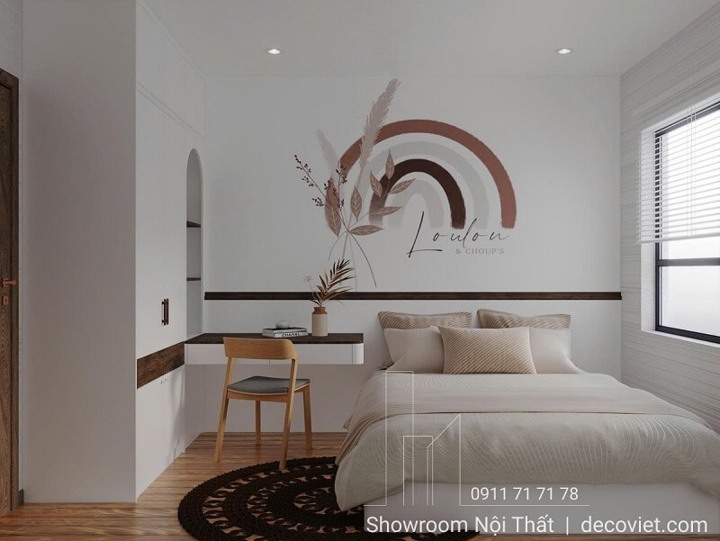 Thiết Kế Nội Thất Căn Hộ SORA Gardens II Bình Dương 2PN Ấm