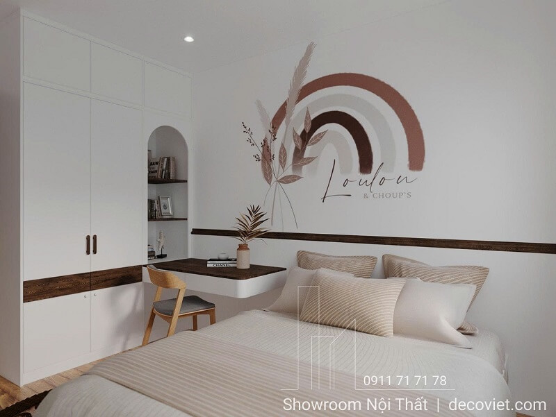 Thiết Kế Nội Thất Căn Hộ SORA Gardens II Bình Dương 2PN Thanh