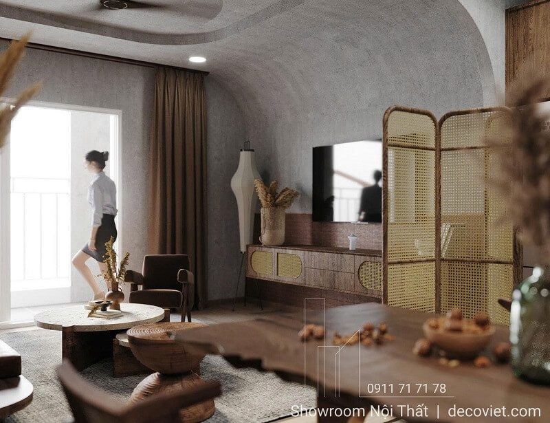 Thiết Kế Nội Thất Căn Hộ SORA Gardens II Bình Dương 2PN Hiện Đại