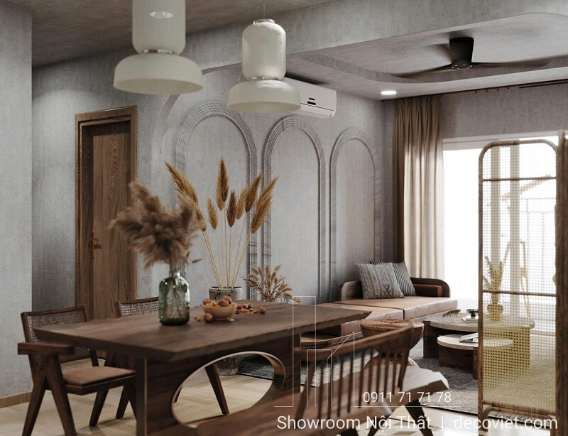 Thiết Kế Nội Thất Căn Hộ SORA Gardens II Bình Dương 2PN Đẳng