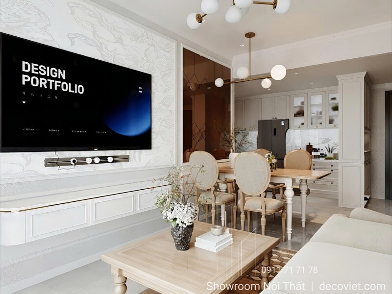 Thiết Kế Nội Thất Căn Hộ The Glory 2 Phòng Ngủ Hiện Đại Sang Trọng