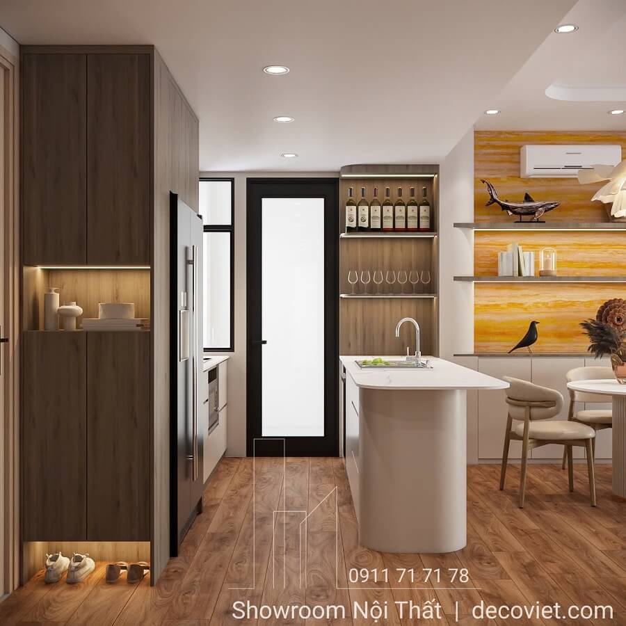 Thiết Kế Nội Thất Trọn Gói Căn Hộ Chung Cư Palm Heights Quận 2