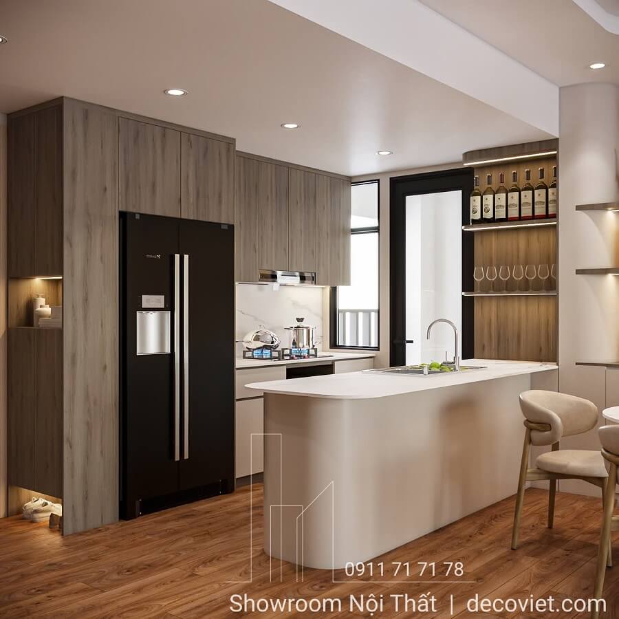 Thiết Kế Nội Thất Trọn Gói Căn Hộ Chung Cư Palm Heights Quận 2 Chất Lượng