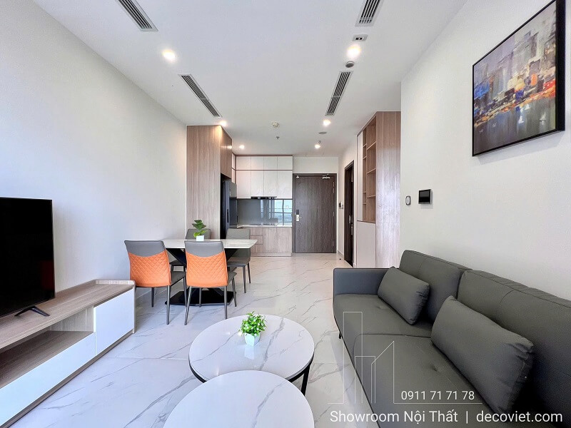 Thi công nội thất trọn gói căn hộ Vinhomes Grand Park 1PN