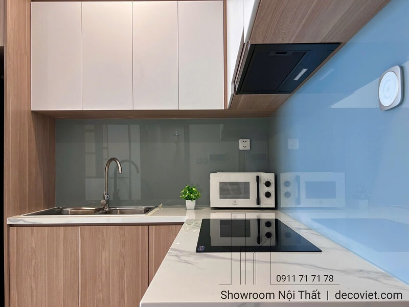 Bếp hiện đại căn hộ Vinhomes Grand Park 1PN