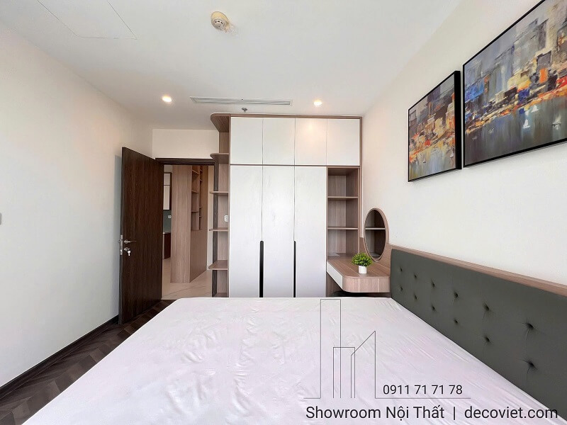 Nội thất phòng ngủ căn hộ Vinhomes Grand Park 1PN