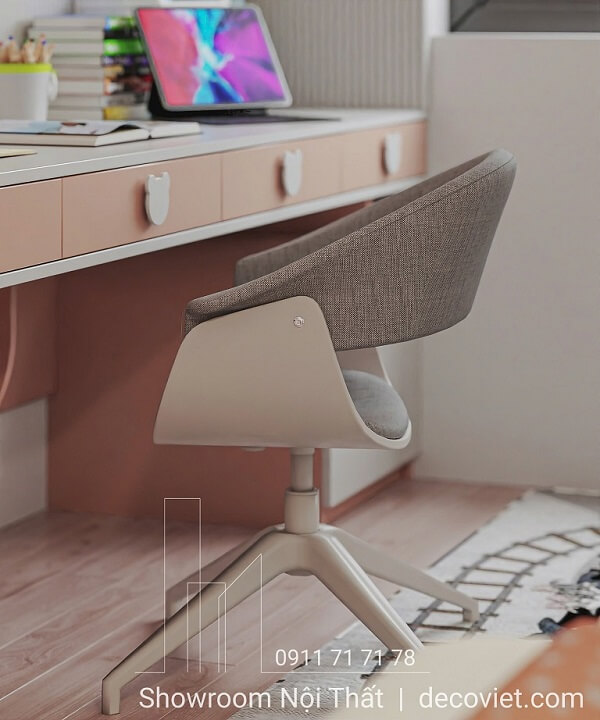 Ghế ngồi bàn học phòng ngủ chung cho bé trai và bé gái