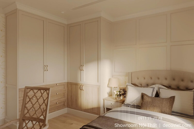 Thiết kế phòng ngủ có bàn trang điểm Sunrise Thủ Dầu Một