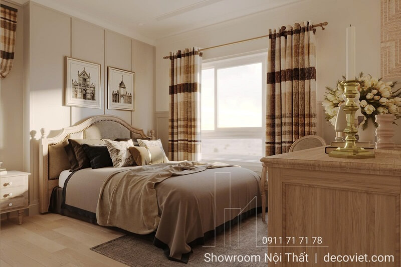 Thiết kế phòng ngủ hiện đại chung cư Sunrise Thủ Dầu Một